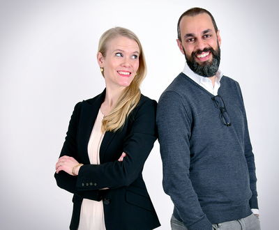 Elizabeth und Dave Naithani founded the network for translators, interpreters and proofreaders in Germany