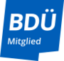 Logo of the Federal Association of Interpreters and Translators in Germany (BDÜ)