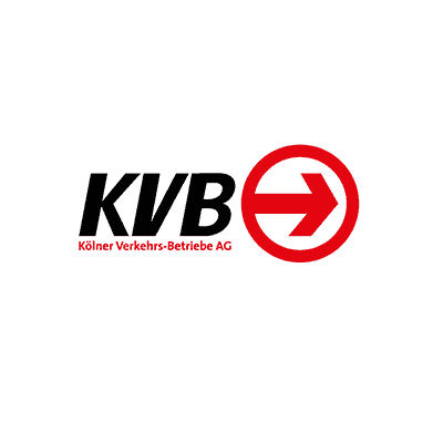 Logo KVB, Referenz group course, English